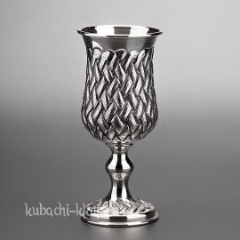 Фужер серебряный «Косичка» - ф00020