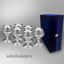 Набор из шести бокалов для коньяка или виски - бк065-6