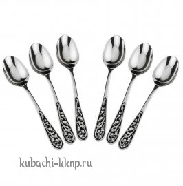 Набор серебряных столовых ложек 925 пробы 