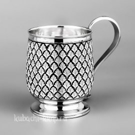Серебряная кружка для воды 
