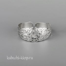 Кубачинский браслет из серебра, ручная работа - бр198