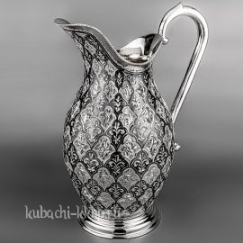 Серебряный кувшин с этническим рисунком, 2,05 л - кв080
