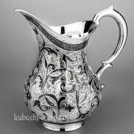 Серебряный графин для воды без крышки  - кв145