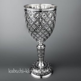 Серебряный кубок с черннением на 0,7л - кб017