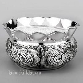 Большая серебряная конфетница 