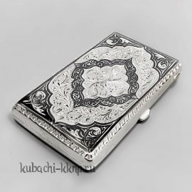 Портсигар из серебра 