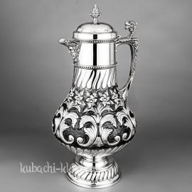 Серебряный кувшин «Узор» Падишах - кв00040