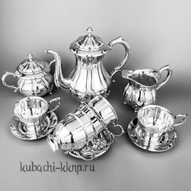 Чайный сервиз из серебра 