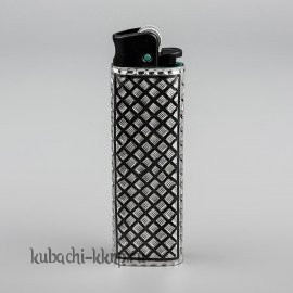 Чехол для зажигалки из серебра - заж022