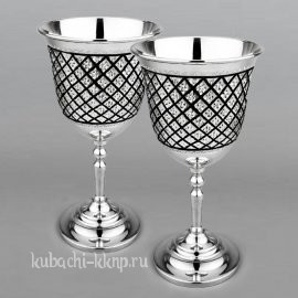 Набор серебряных бокалов 