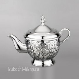 Серебряный чайник для заварки 