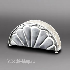 Серебряная глянцевая салфетница 