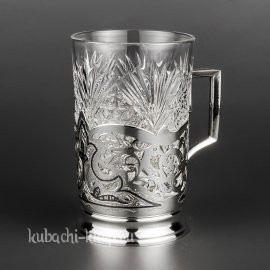 Подстаканник из серебра 875 пробы, 230 мл - пд026