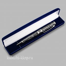 Лаконичная серебряная ручка 