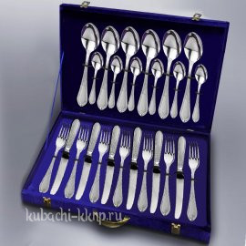 Набор столового серебра на шесть персон - sn022
