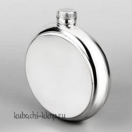 Серебряная фляга «Глянец» - фл043