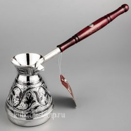 Серебряная турка для кофе Кубачи - Т035