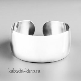 Серебряный браслет без рисунка 