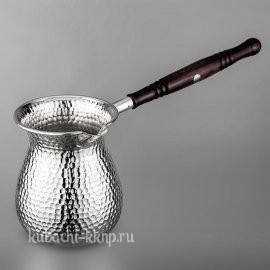 Серебряная джезва( турка) «Соты» - т027