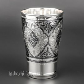 Высокий серебряный стакан, 310 мл - ст010