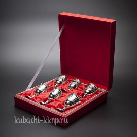 Набор серебряных рюмок на свадьбу «Торжество» - пн010