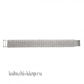 Широкий браслет из серебра (мягкий)  - Ag-бр11