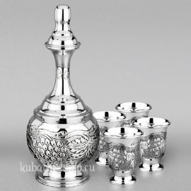 Серебряный набор для водки или коньяка 