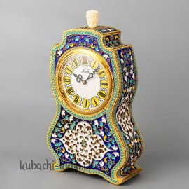 Часы в серебре с эмалью 