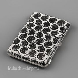 Серебряный портсигар «Эксклюзив» Восток - пдс045