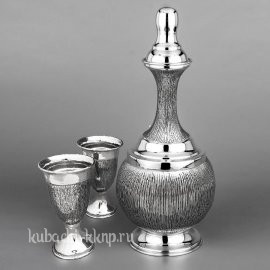 Набор для водки или коньяка из серебра 