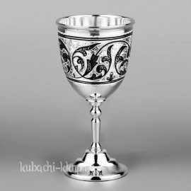 Серебряный бокал Кубачи - бк005