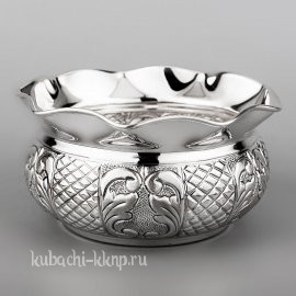 Серебряная конфетница «Ромб» - кф159