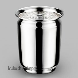 Глянцевая стопка из чистого серебра 999 пробы - СТП098