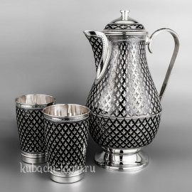 Серебряный набор для воды  - ндв09