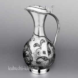 Небольшой серебряный кувшин для воды или вина - КВ199