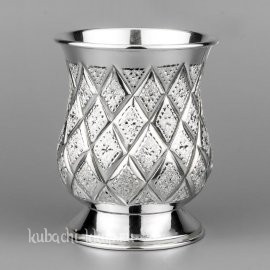 Большой серебряный кубачинский стакан - ст24