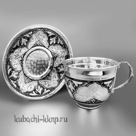 Чайная пара из серебра 