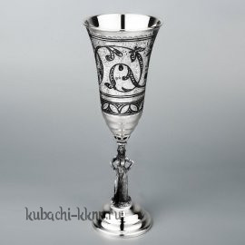 Серебряный фужер для вина 