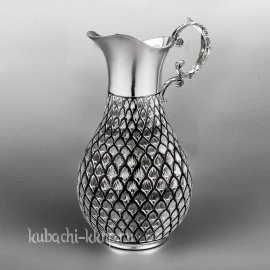 Изящный серебряный молочник - М023