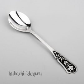 Серебряная ложка чайная «Лепестки» - л0004