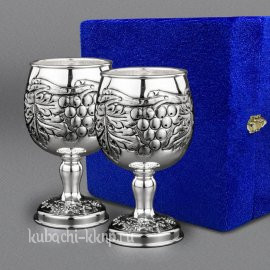 Набор серебряных бокалов 925 пробы 