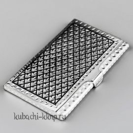 Серебряная визитница 