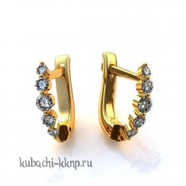 Серьги из золота 