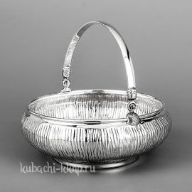 Серебряная конфетница «Антик» - кф131