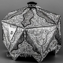 Серебряная шкатулка «Грация» - шк010