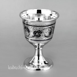 Рюмка кубачинская из серебра 875 пробы - р00023