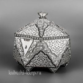 Шкатулка серебрянная - шк002