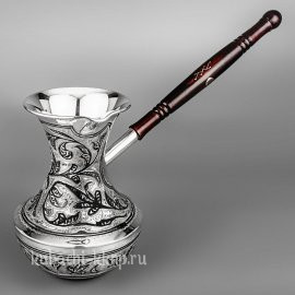 Серебряная турка (джезва), 370 мл - т006
