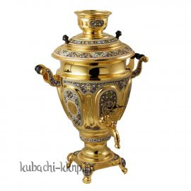 Самовар с эмалью - см006