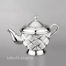Серебряный чайник для заварки 